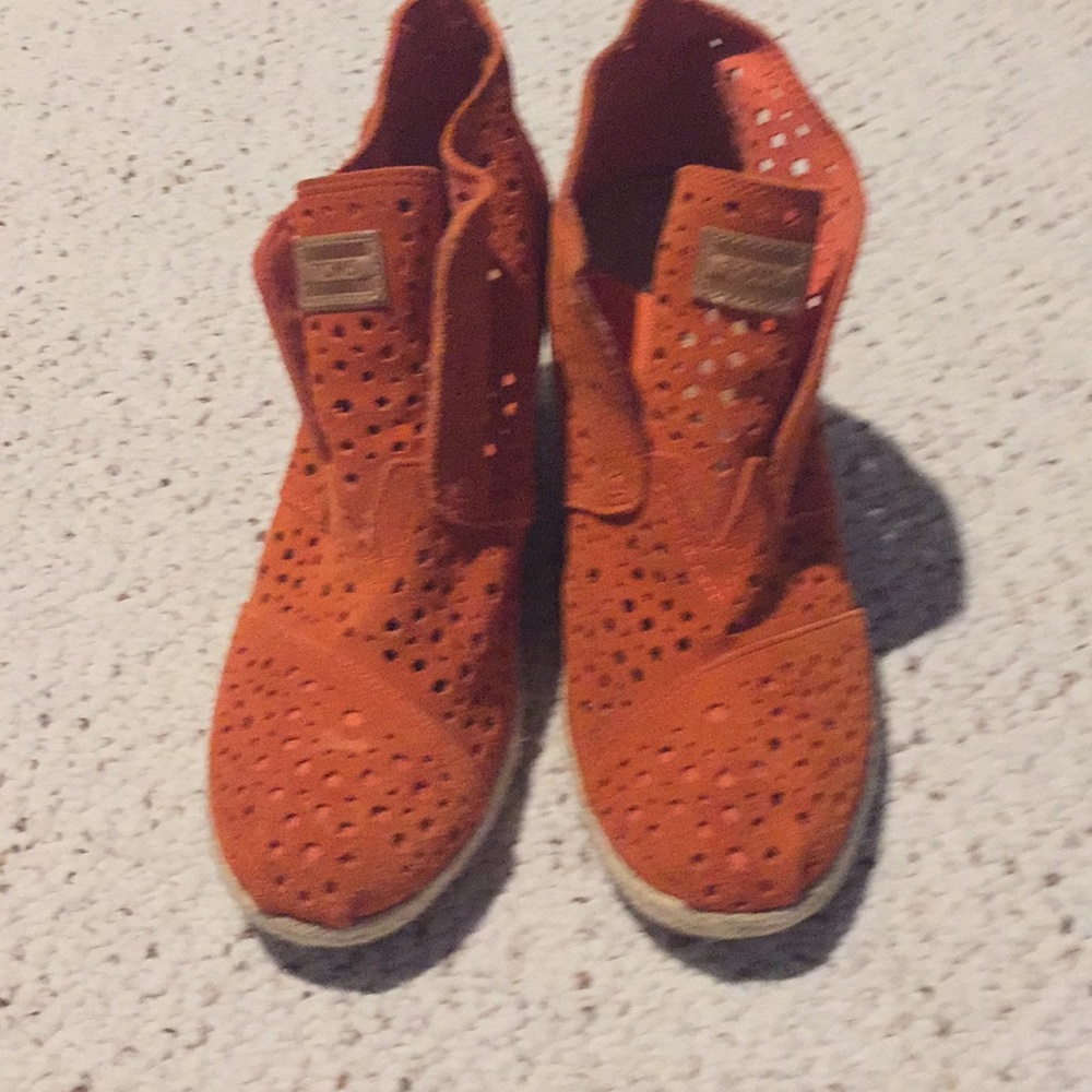 Toms espadrille booties 7.5